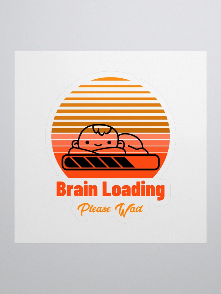Brain Loading Kiss Cut Stickers product image (1)