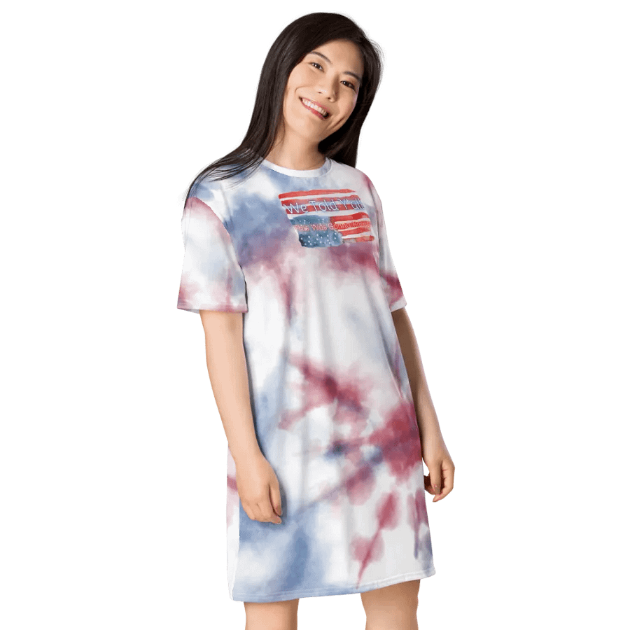 Resistors, We Told Y'all , Tie-dye Tee Dress product image (4)