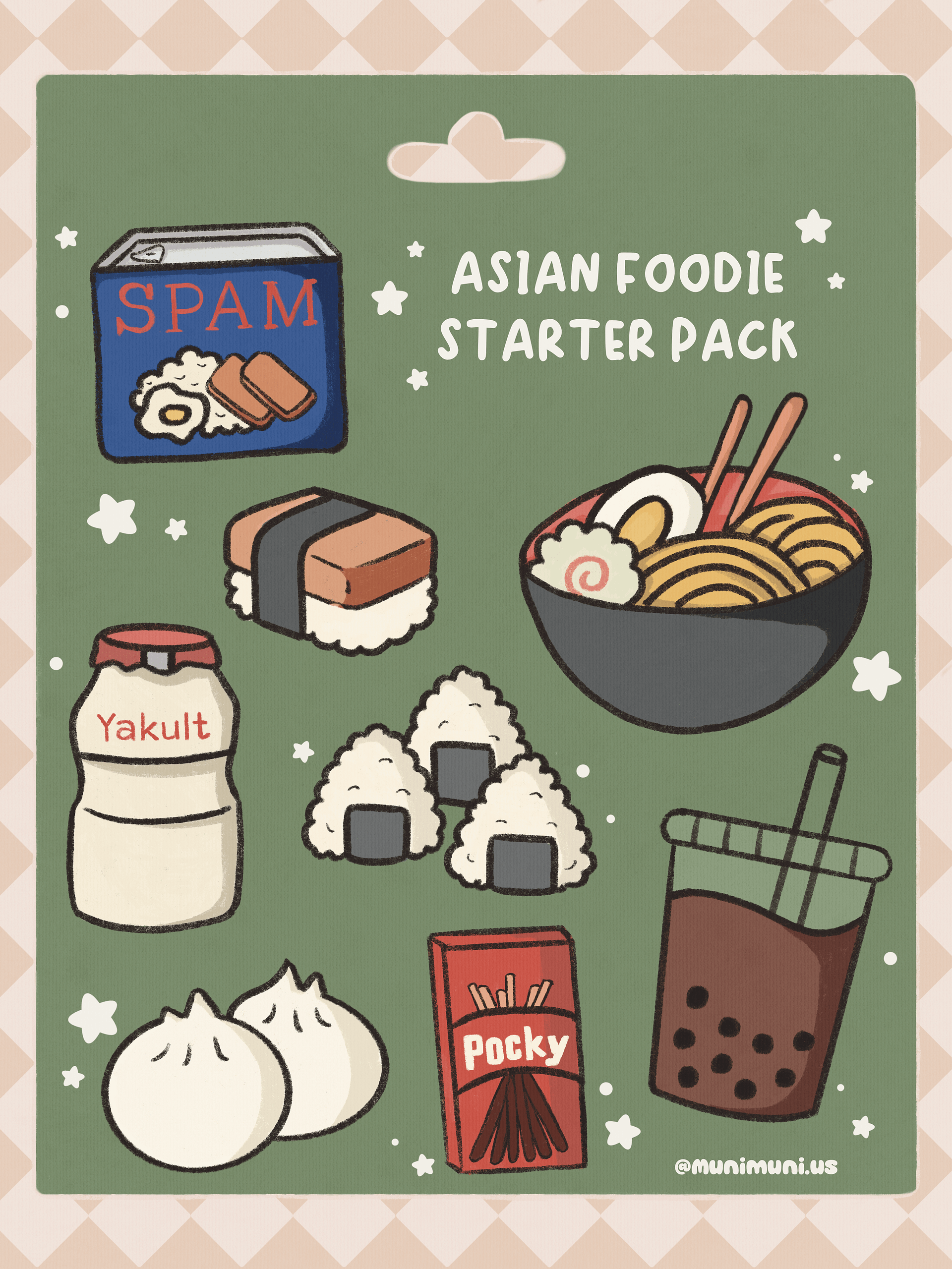 Asian Foodie Canvas Tote Bag product image (2)