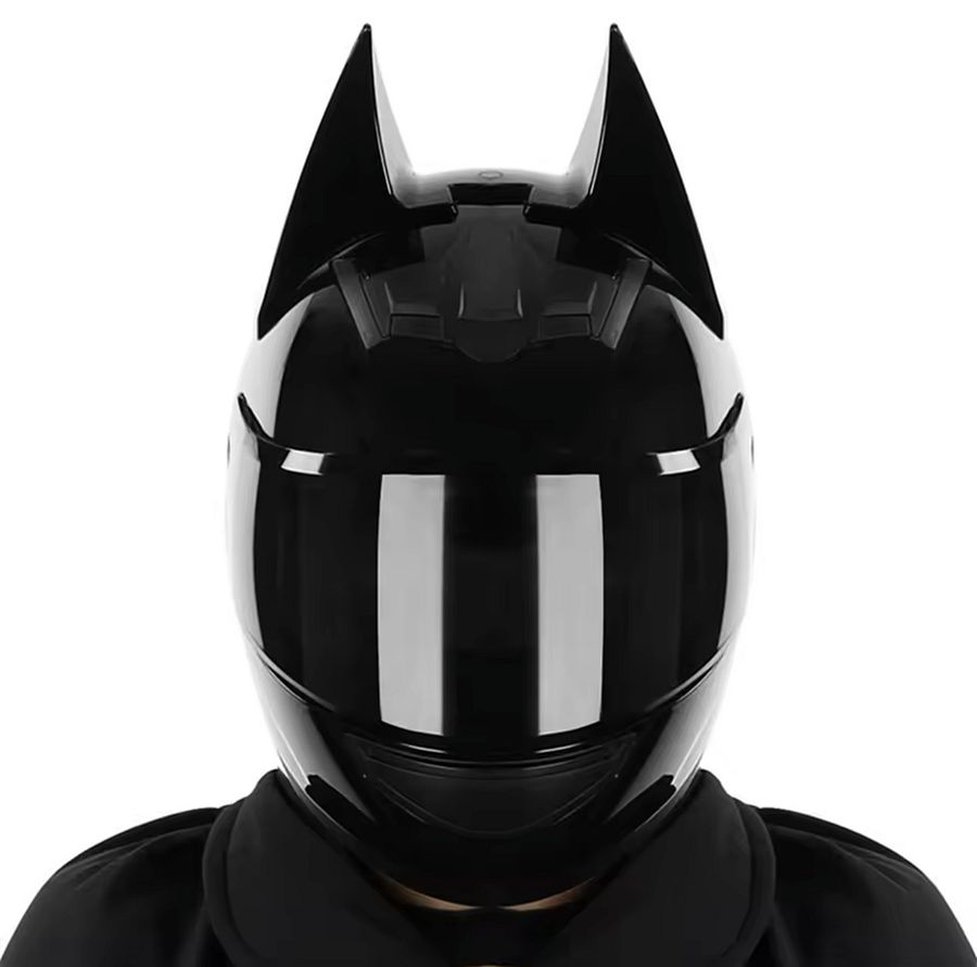 Batman ears moto helmet product image (2)