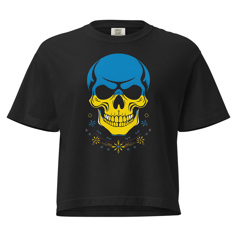 Ukrainian Unity Skull T-Shirt product image (1)