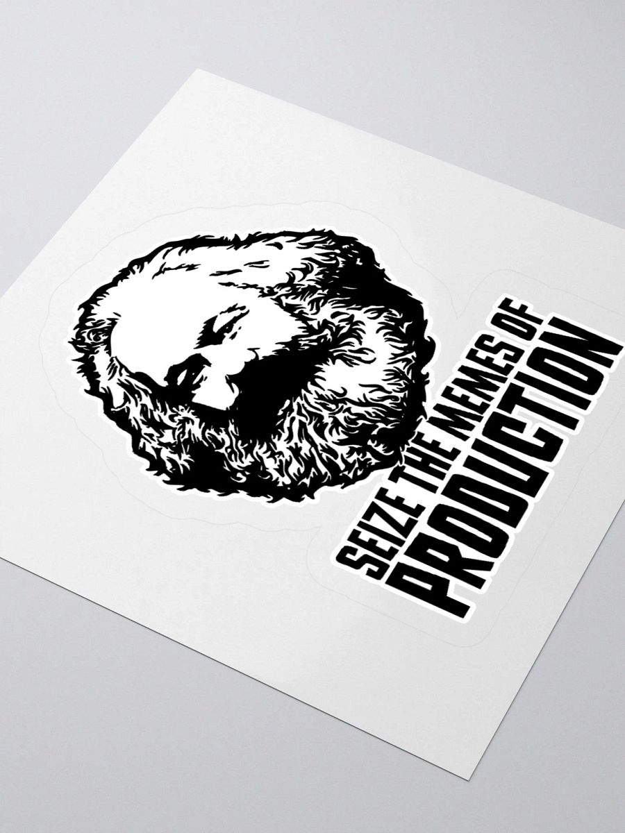Seize the Memes of Production | Funny Karl Marx Sticker product image (7)