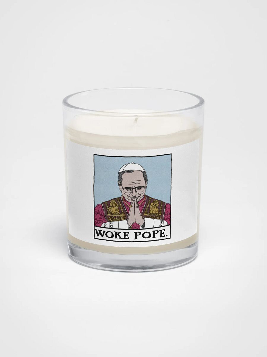 Woke Pope Candle product image (1)