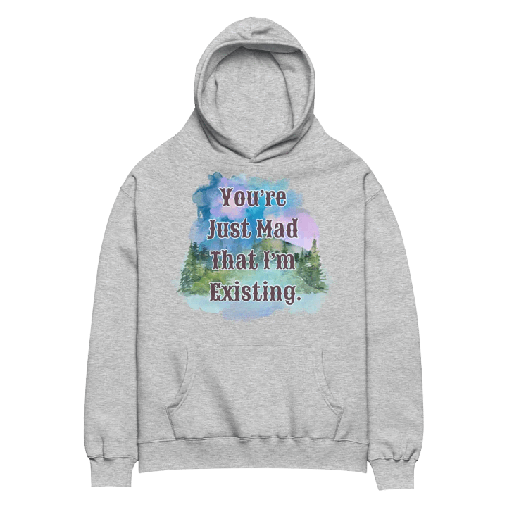 I'm Existing Unisex Oversized Hoodie product image (2)