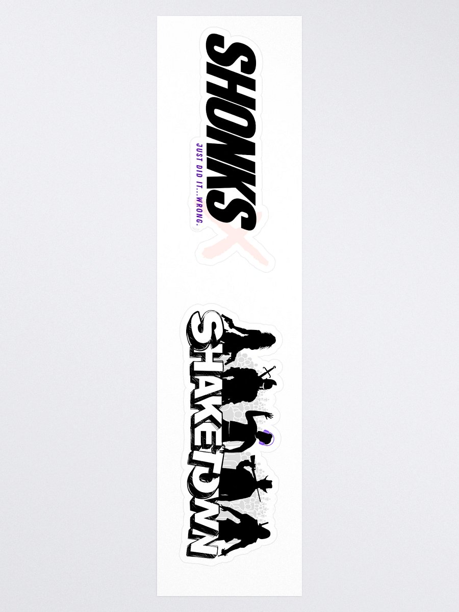 Shonks x ShakeTown Sticker Combo (15" x 3.75") product image (3)