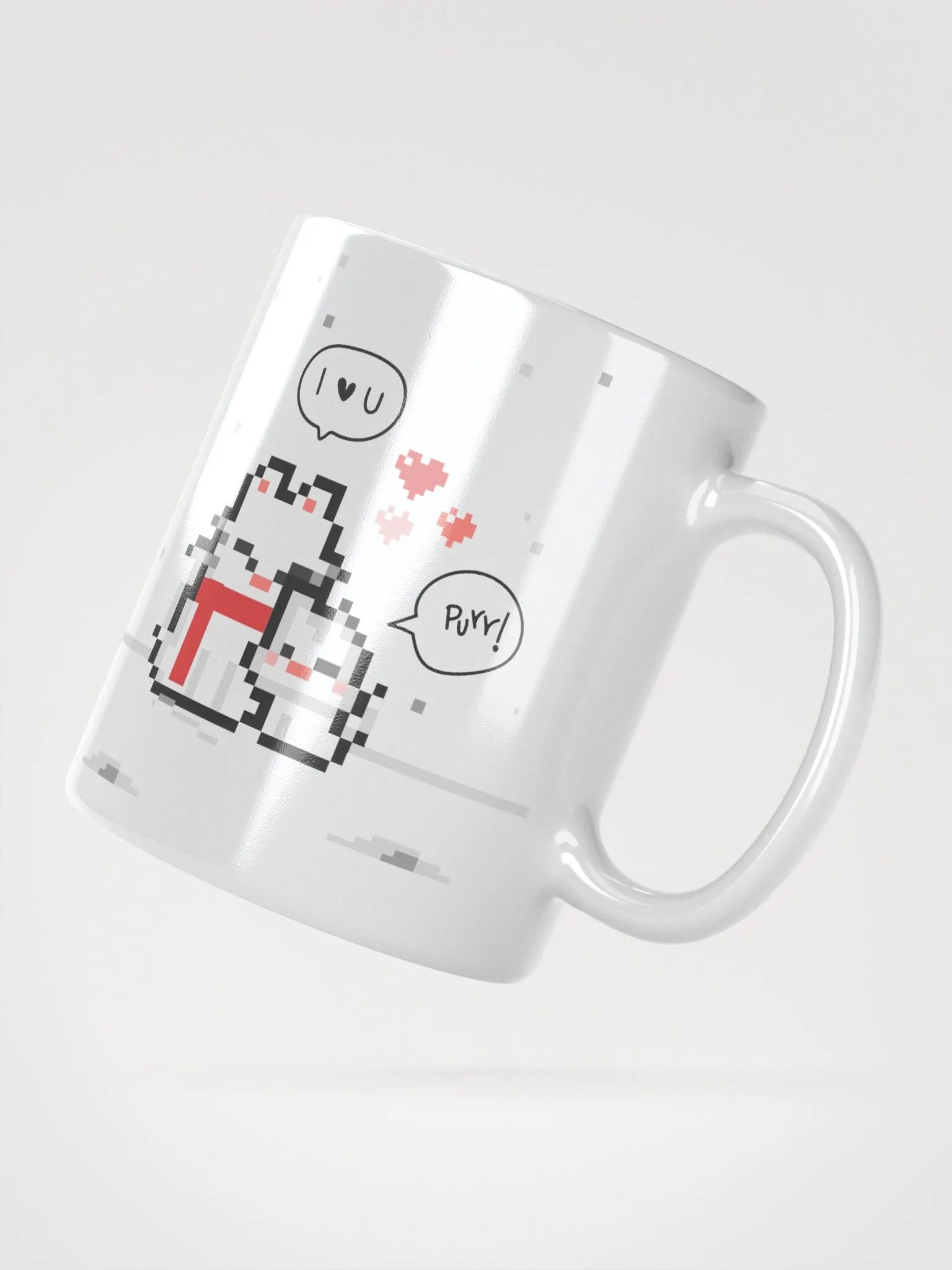 PIXEL Snowy Affection Kittens Mug product image (6)