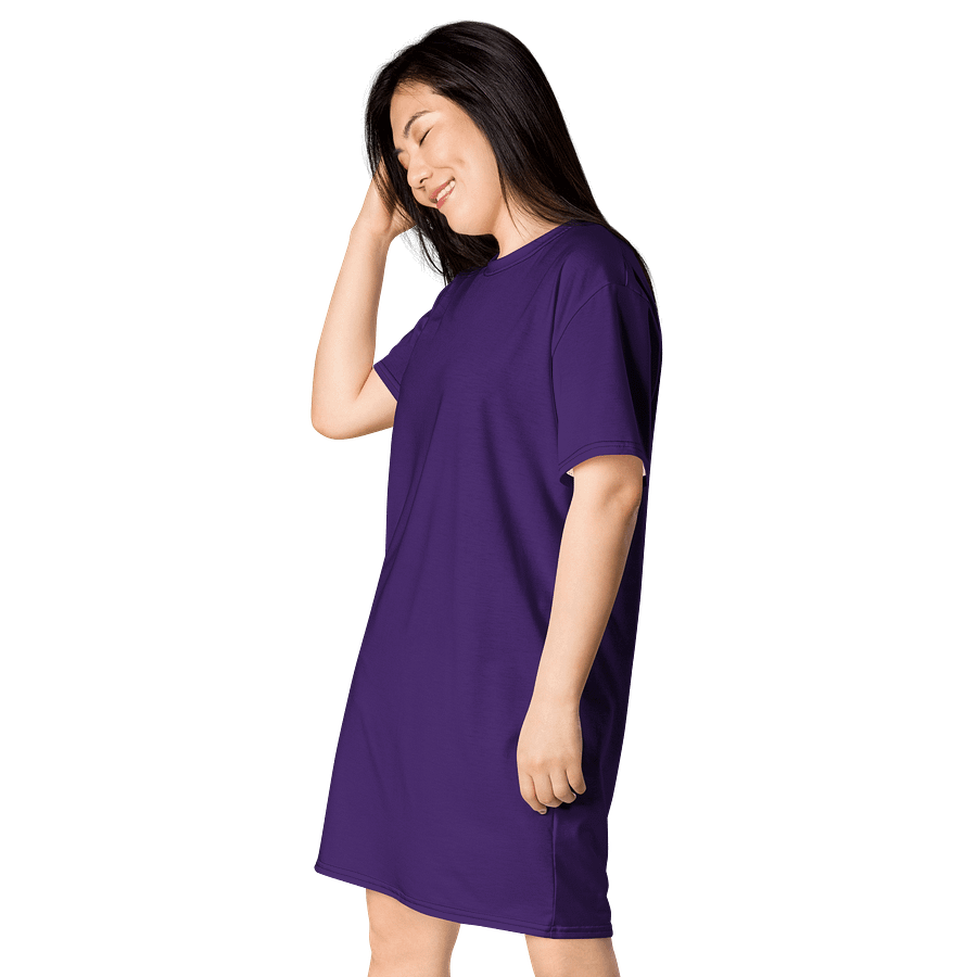 Midnight Veil Designs Regal Purple Gothic T-Shirt Dress - Sizes 2XS-6XL product image (3)