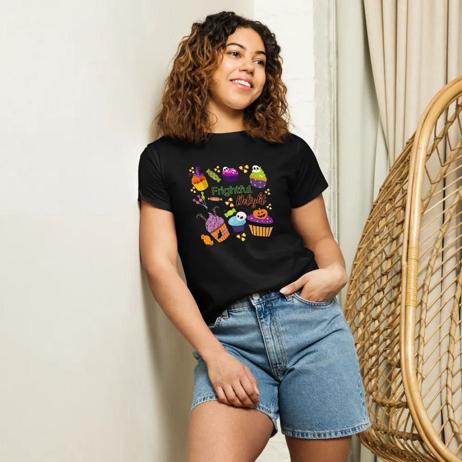 Frightful Delight Women's Halloween Tee product image (8)