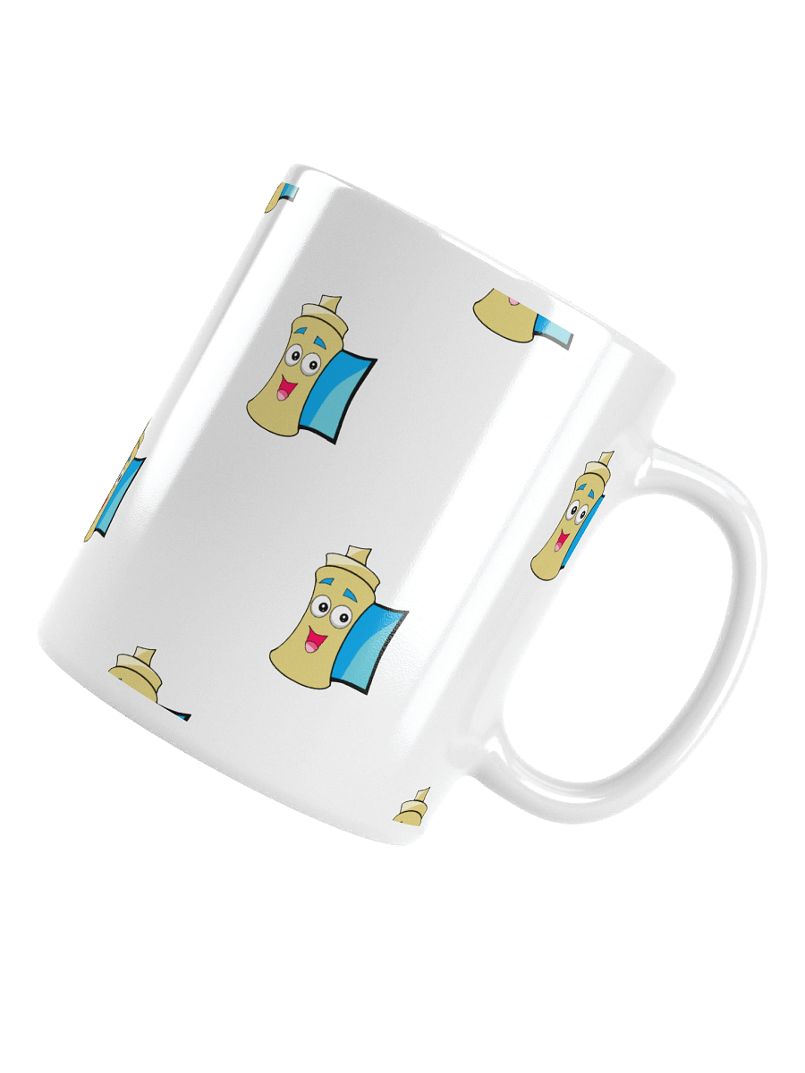 Whimsical Faces White Glossy Mug product image (13)