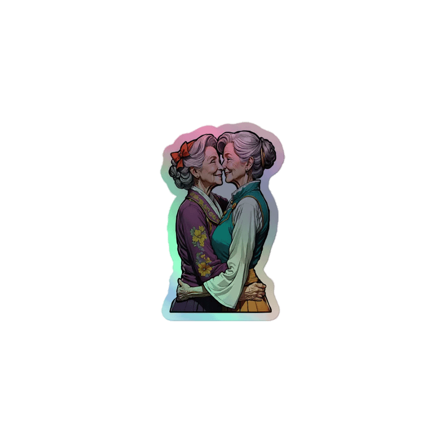 Closely in Love LGBTQ+ Holo Sticker product image (1)