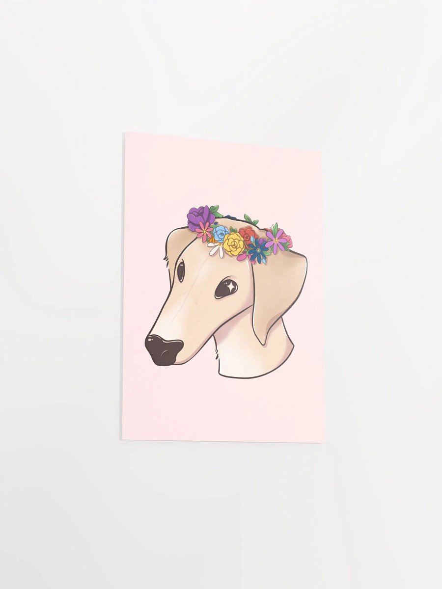 Joey 'Flower Crown' Print - Pink product image (6)