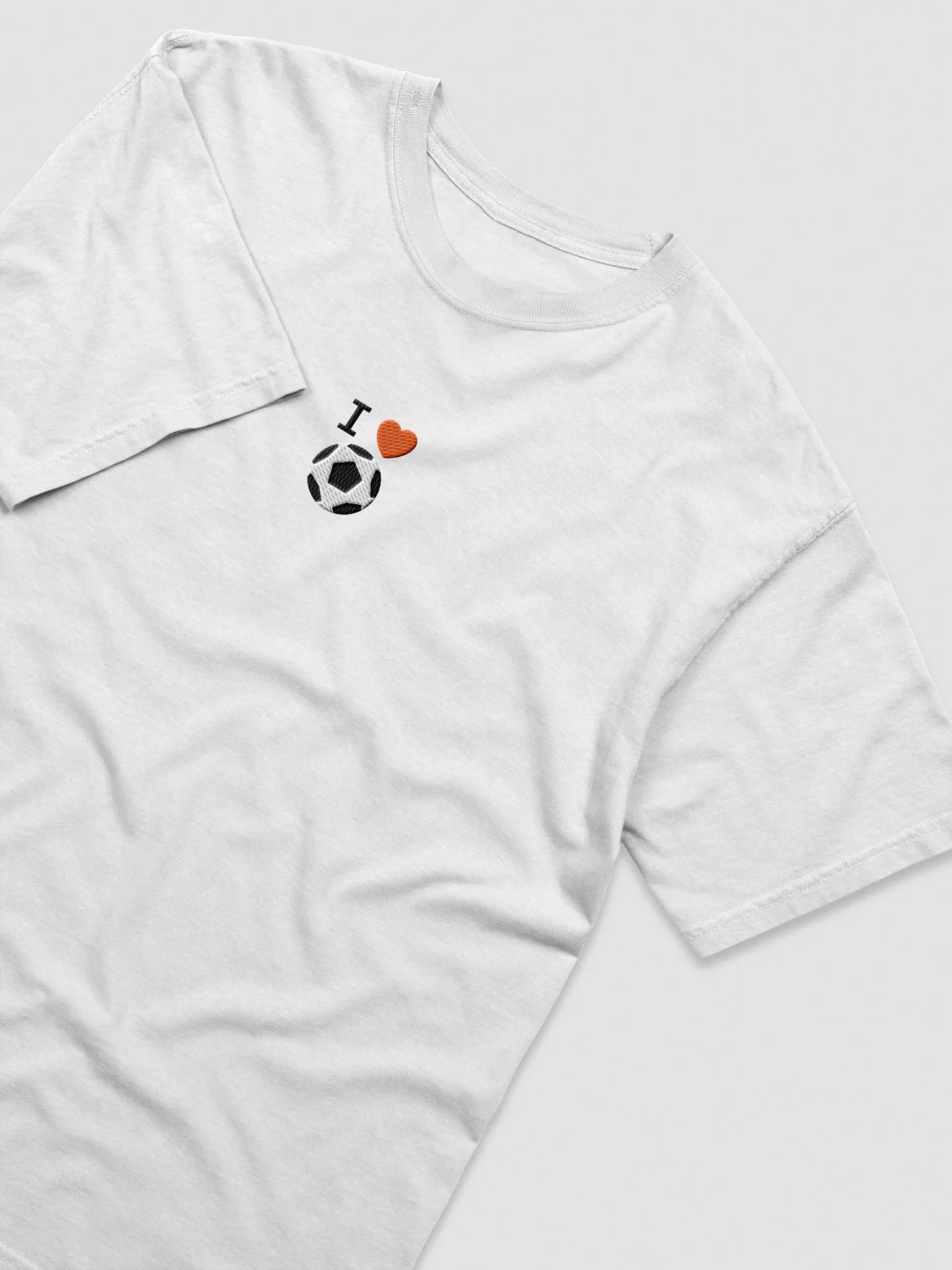 I Love Soccer Emblem On Short Sleeve T product image (3)