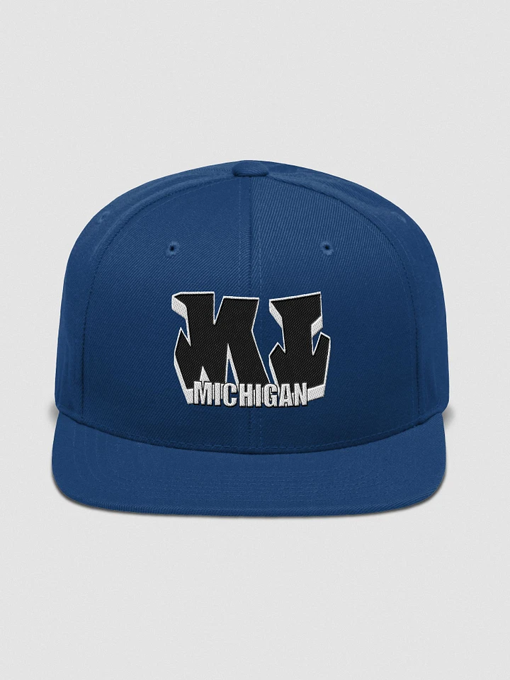 MICHIGAN, MI, Graffiti, Yupoong Wool Blend Snapback Hat product image (1)