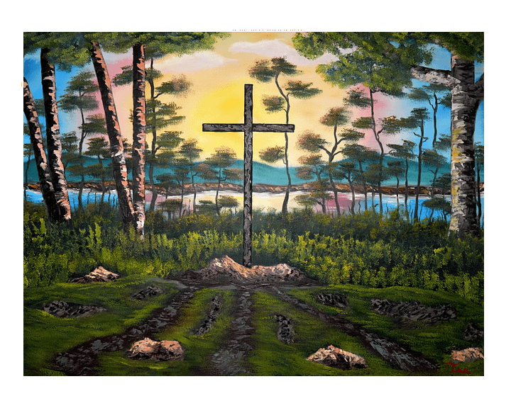 The Prayer Mountain View - Matte Poster Print product image (2)