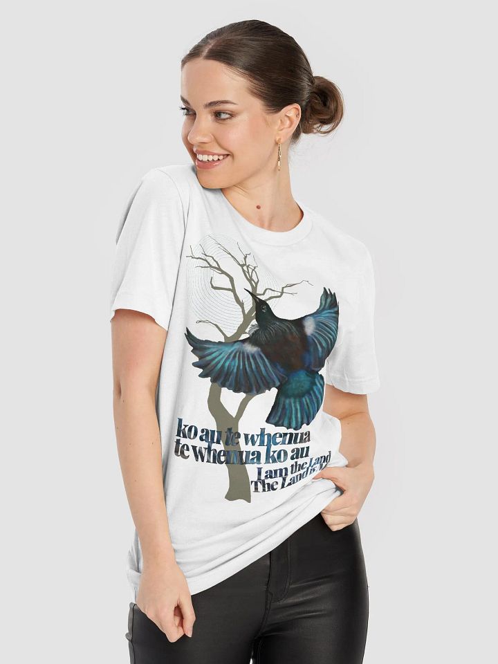 Unisex Tui in Flight - ko au te whenua Decolonisation Aotearoa Tee product image (2)