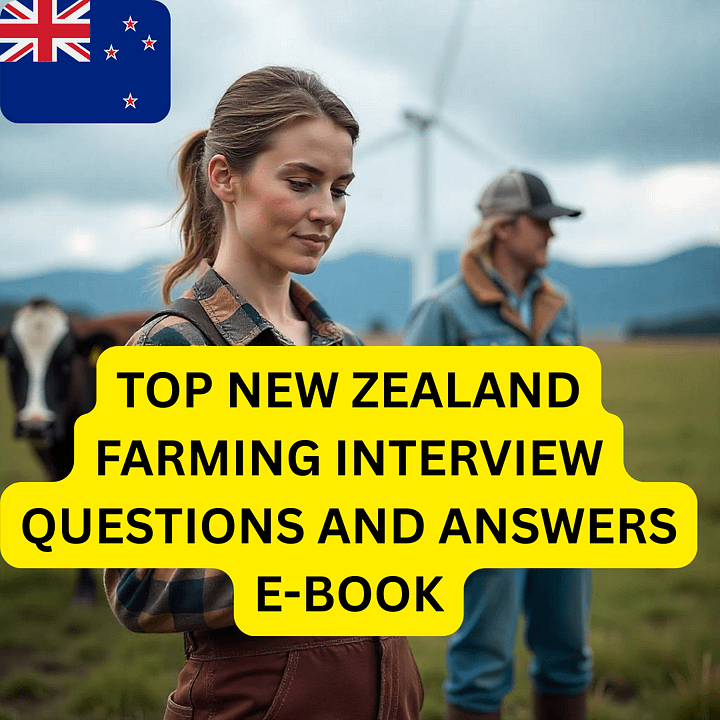 Top New Zealand Farming Interview Questions and Answers E-Book product image (1)