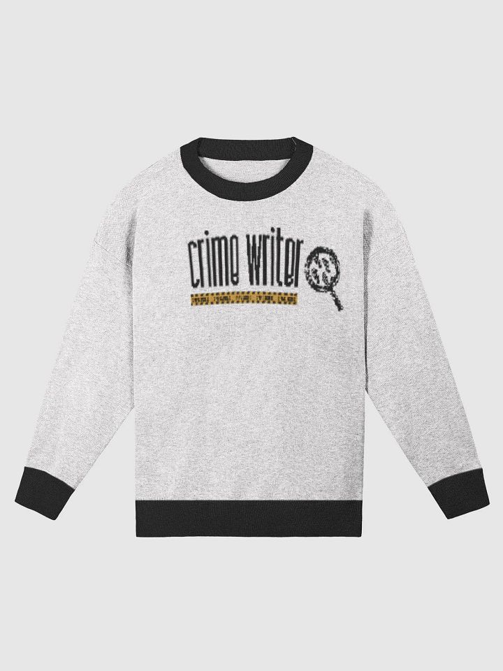 Light Grey Crime Writer Sweater product image (1)