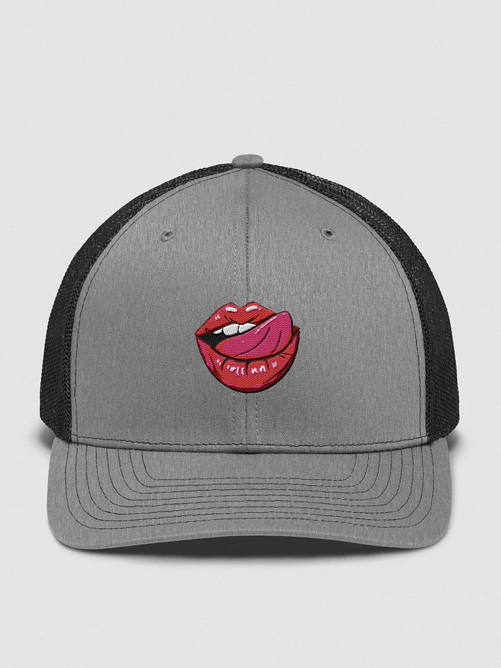 Lip Embroidered Trucker Hat product image (17)