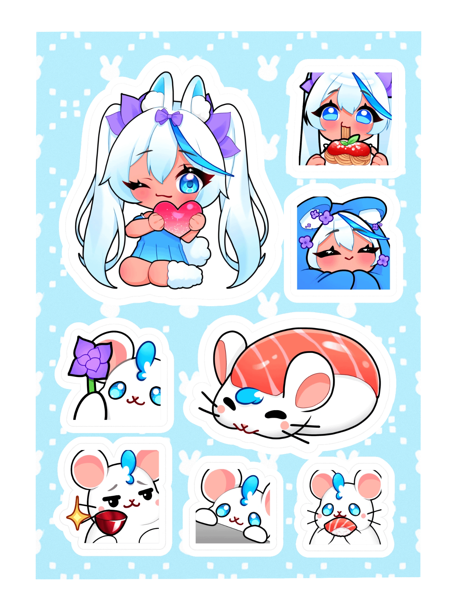 Yoshi & Snekie - Sticker Sheet product image (3)