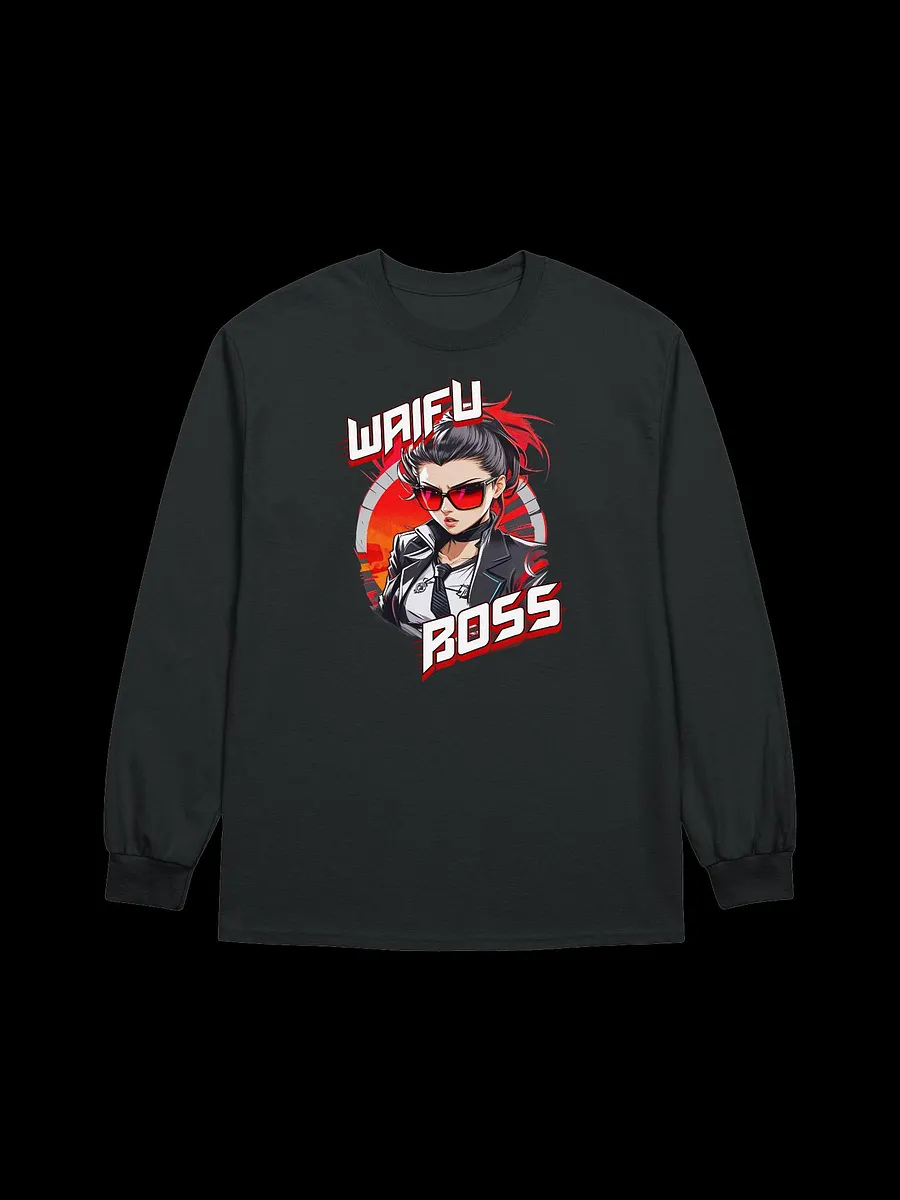 Waifu Boss v1 - Gildan Ultra Cotton Unisex Long Sleeve T-Shirt product image (3)