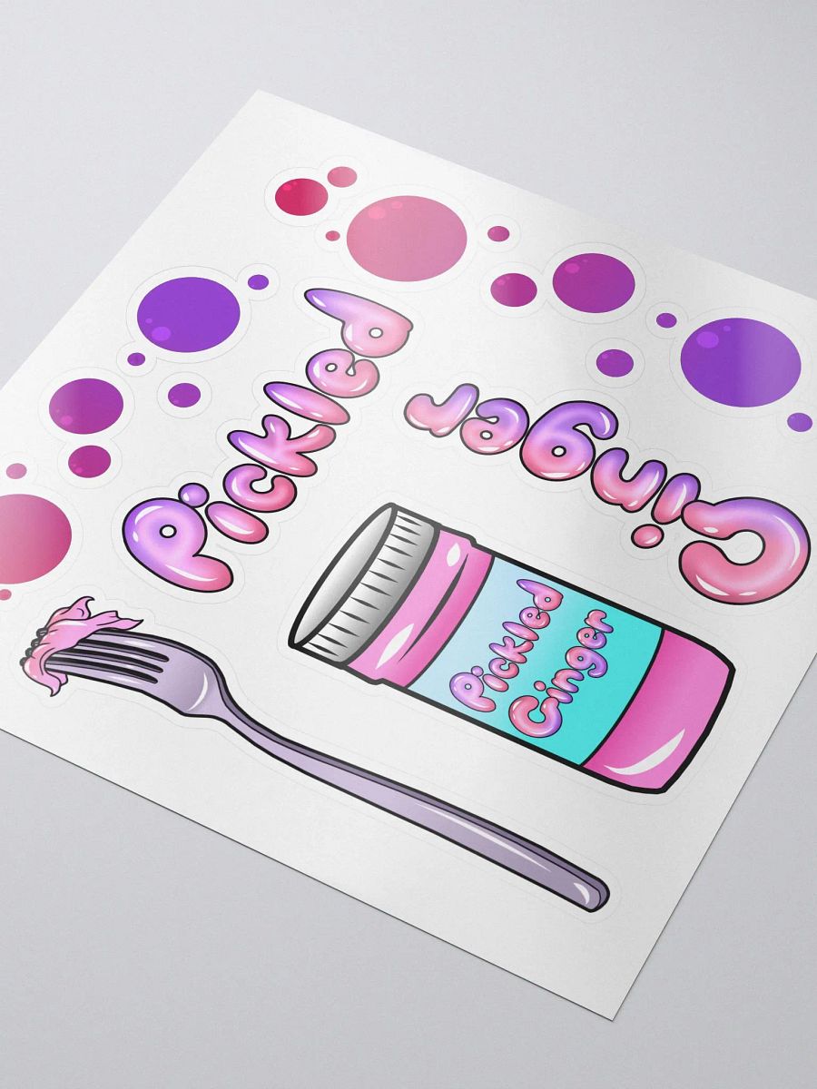 Pickled Ginger Sticker Sheet product image (3)