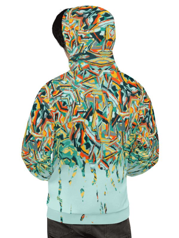 Colorful Destruction | Recycled Unisex Hoodie product image (2)