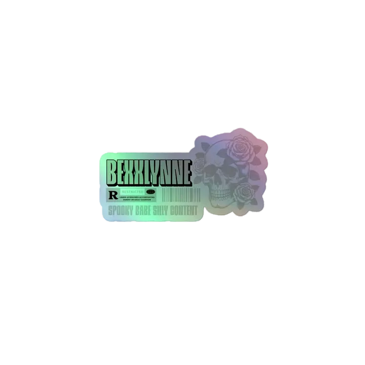Restricted Content Holographic Sticker product image (1)