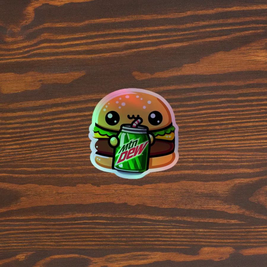 Burger Buddy Holographic Sticker Sheet product image (5)