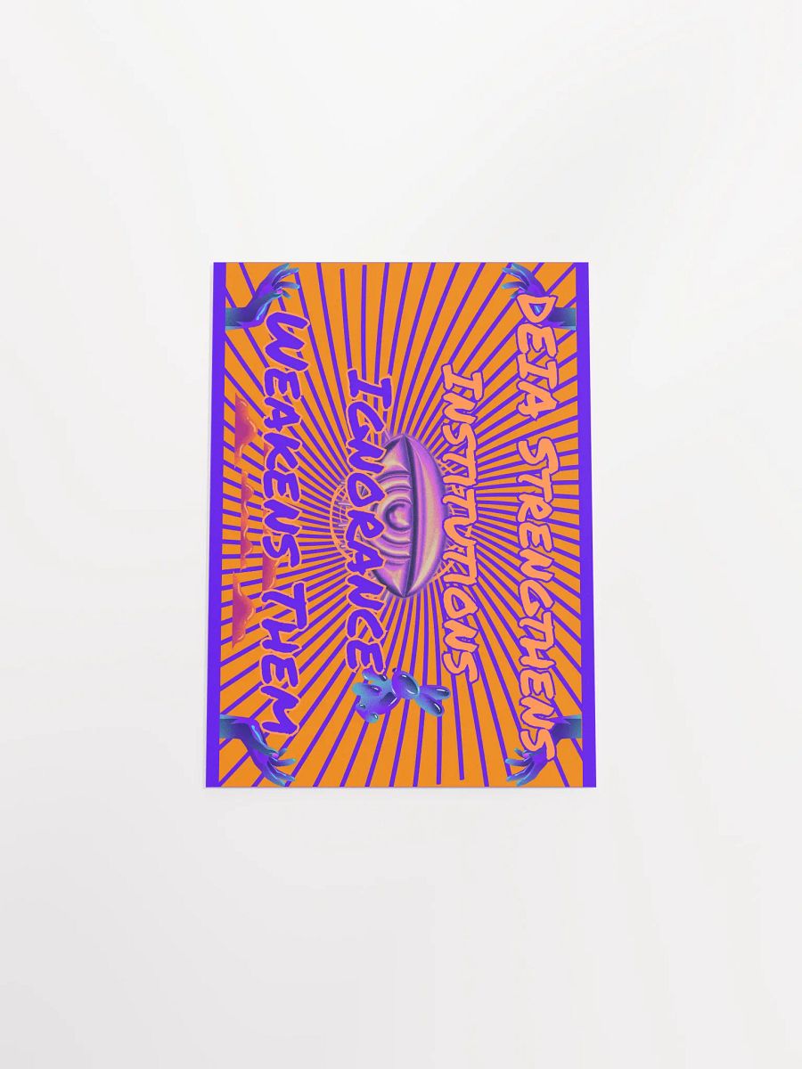 Hands Off DEIA, DEIA Strengthens Institutions, Protest Poster product image (14)