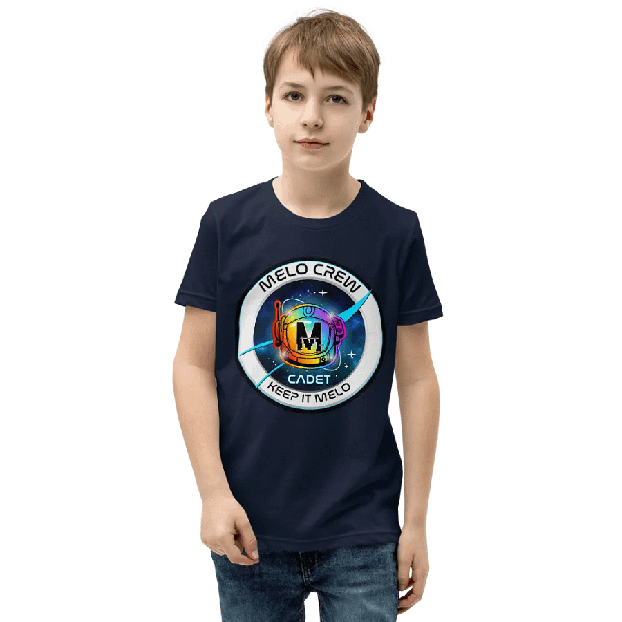#MeloCrew Badge: Cadet - Basic Youth T-Shirt | #MadeByMELO product image (3)