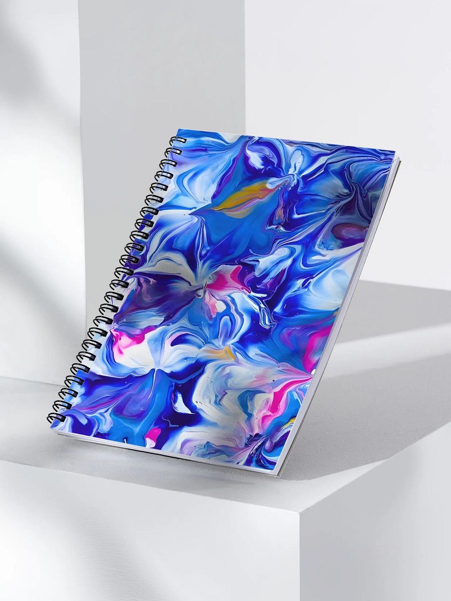 Ocean Blossoms Fluid Art Notebook product image (3)