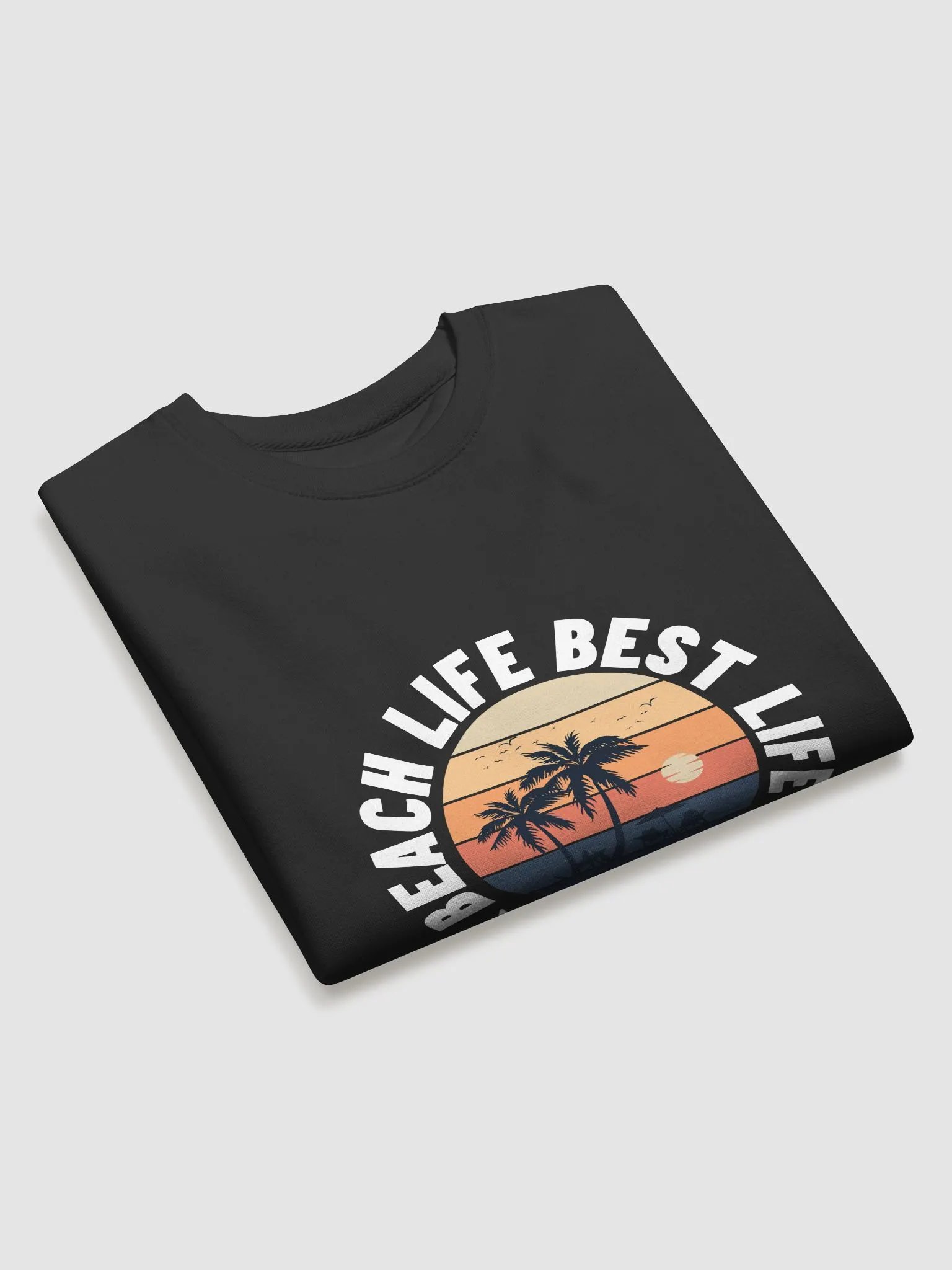 Tropical Sunset Silhouette Sweatshirt | Beach life best life product image (18)
