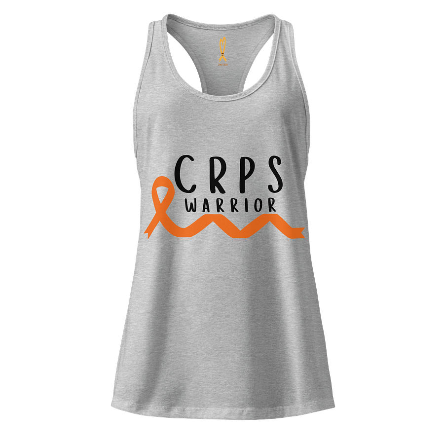CRPS Warrior Awareness Ribbon (Black print) Racerback tank top (Women's) product image (3)