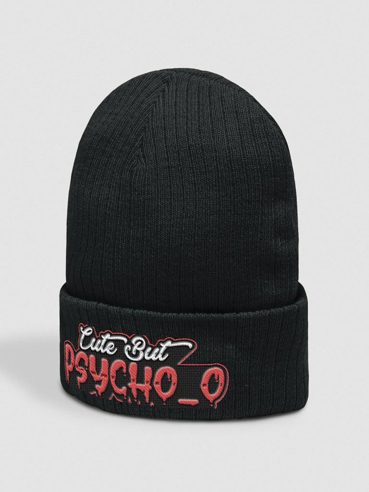 CuteButPsych0_0 Beanie product image (2)