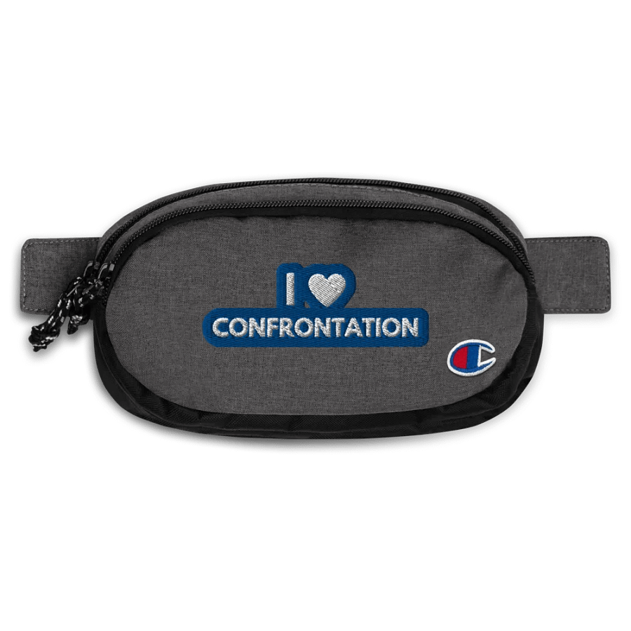 I <3 Confrontation (royal and white) champion fanny pack product image (1)