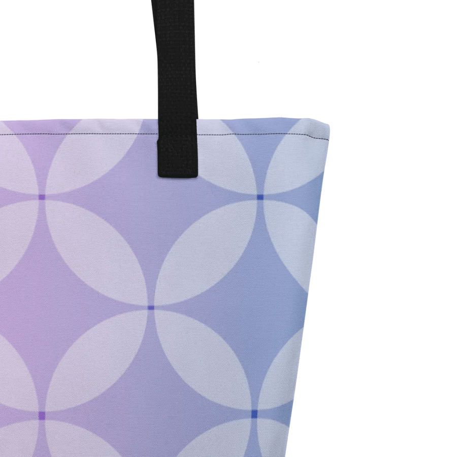 Harmony Circle Polyester Tote Bag product image (3)