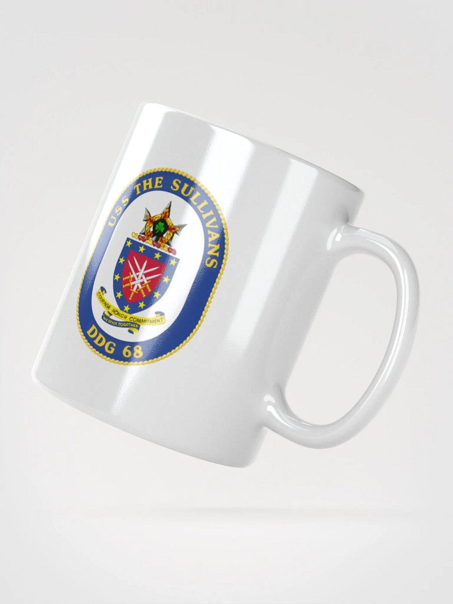 USS The Sullivans DDG 68: White Coffee Cup product image (2)