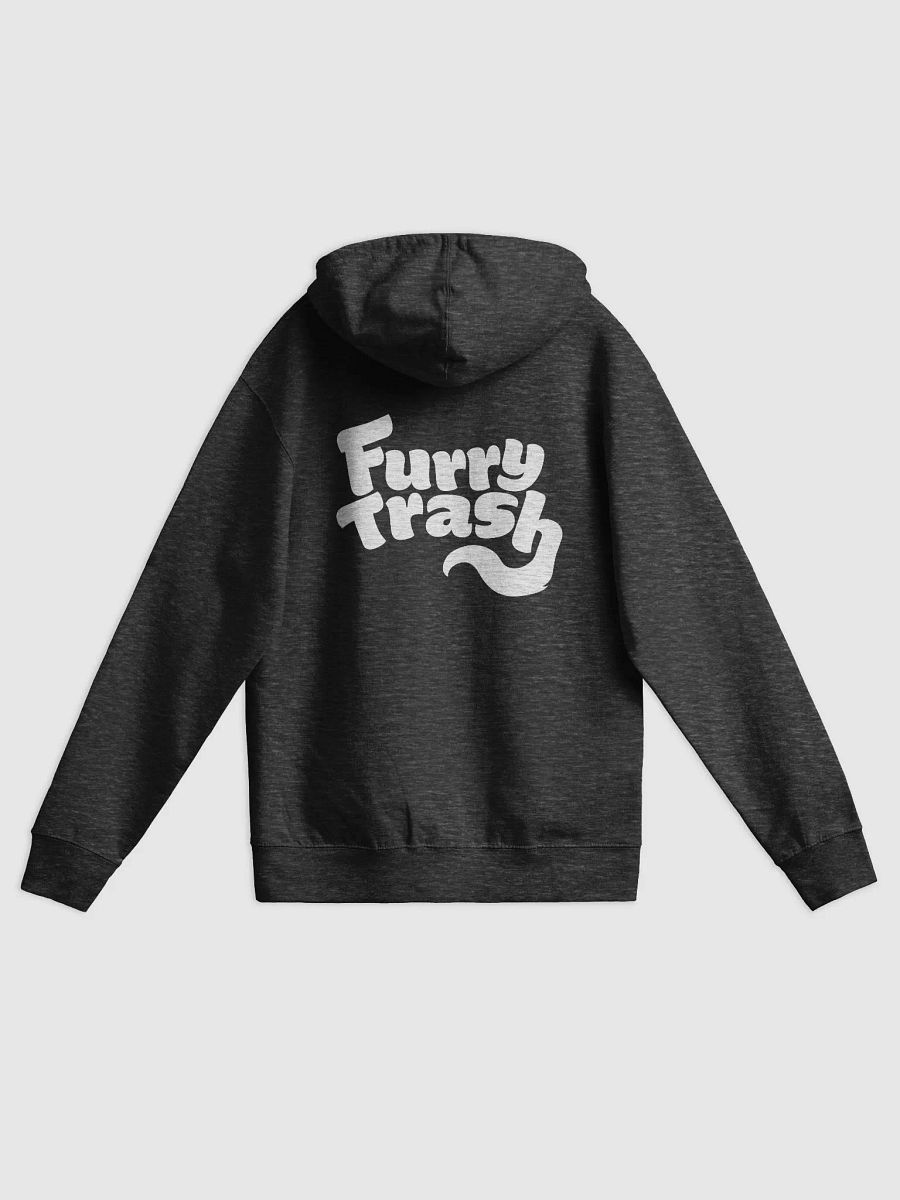 Furry Trash Zip-Up Hoodie - with back print product image (6)
