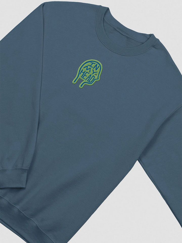 In My Head embroidered crewneck (lake bubble design) product image (1)
