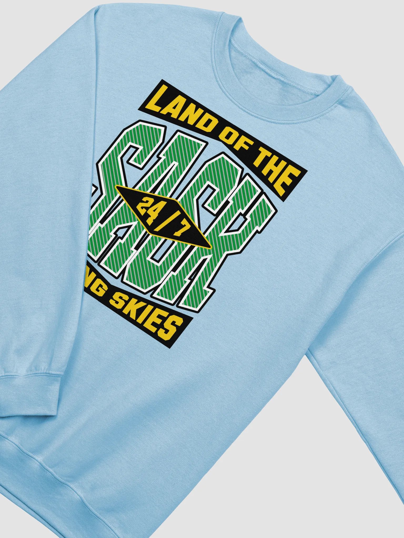 Sask Land Of The Living Skies 24/7 Classic Crewneck Sweatshirt product image (21)