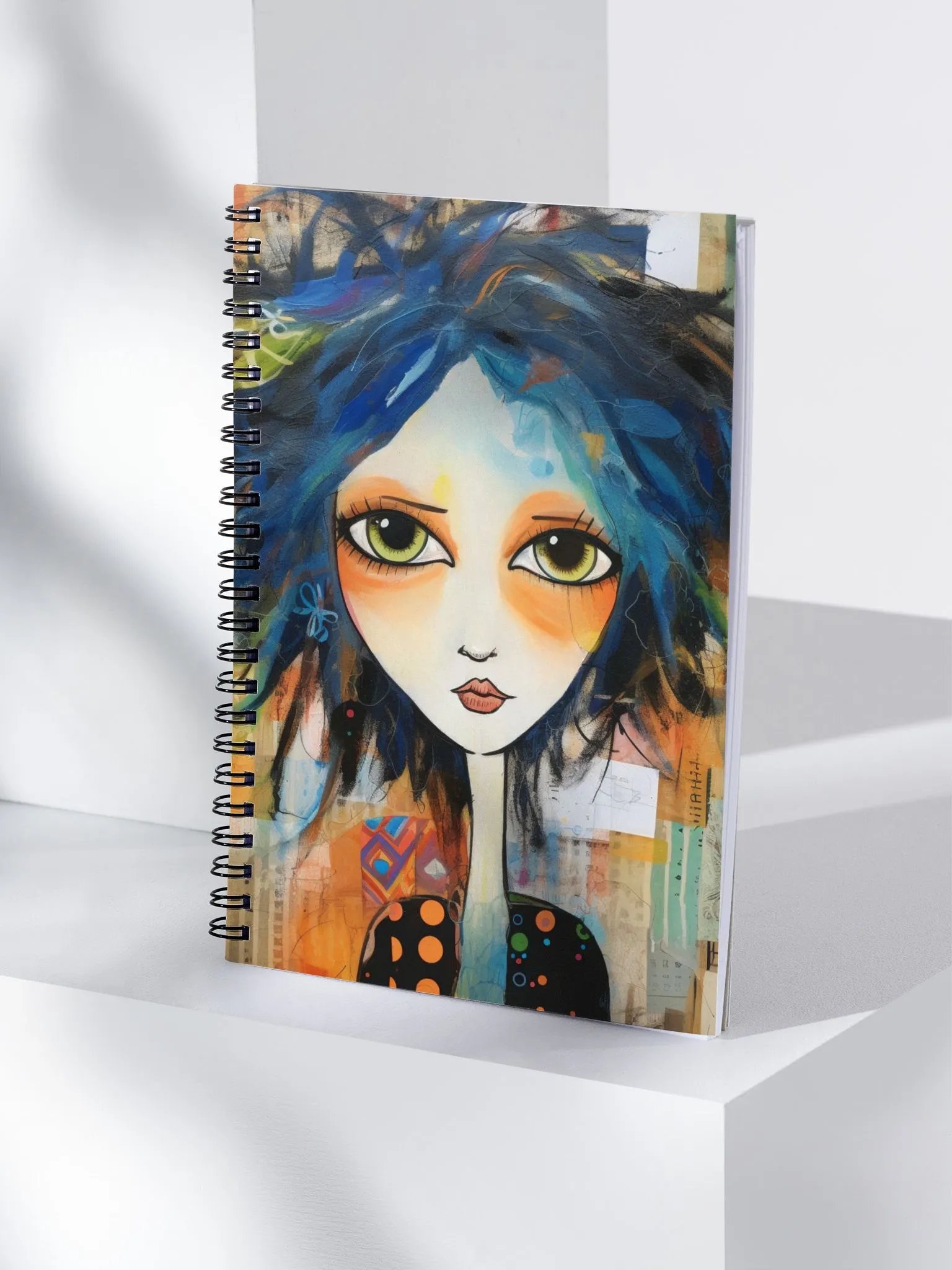 Whimsical Eyes Spiral Notebook product image (4)