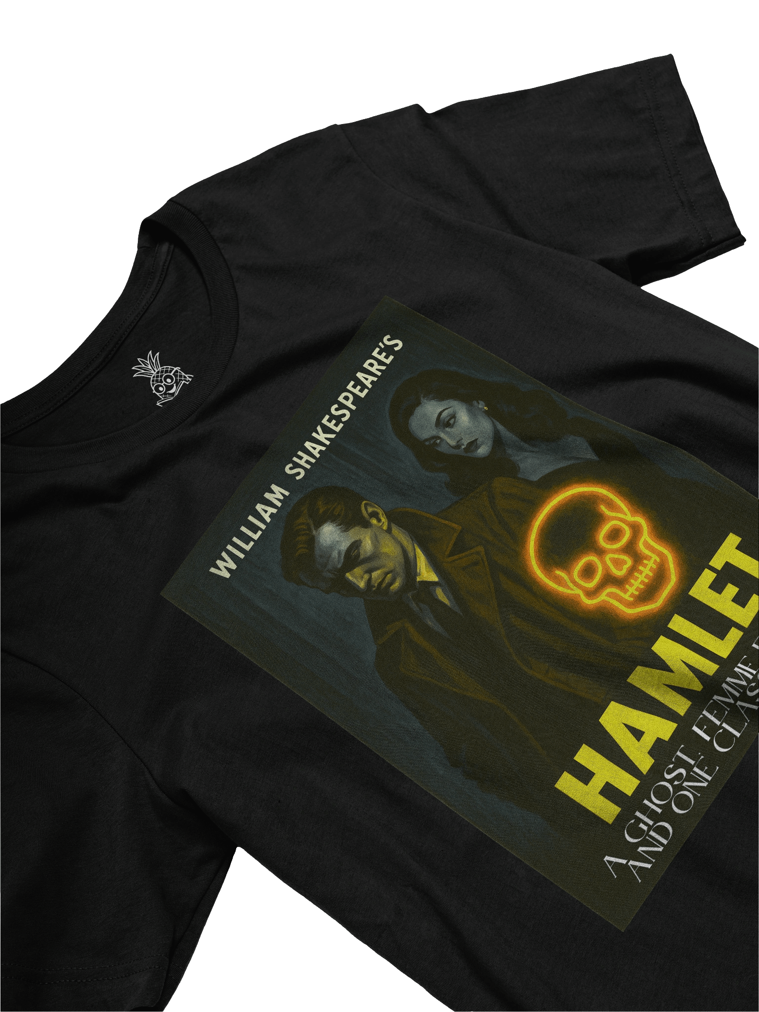 William Shakespeare "Hamlet" 1950's Noir Film Poster Unisex T-Shirt product image (30)