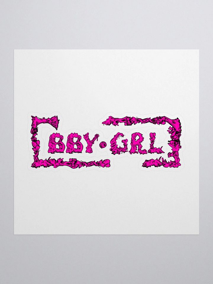 BBY GRL sticker product image (1)