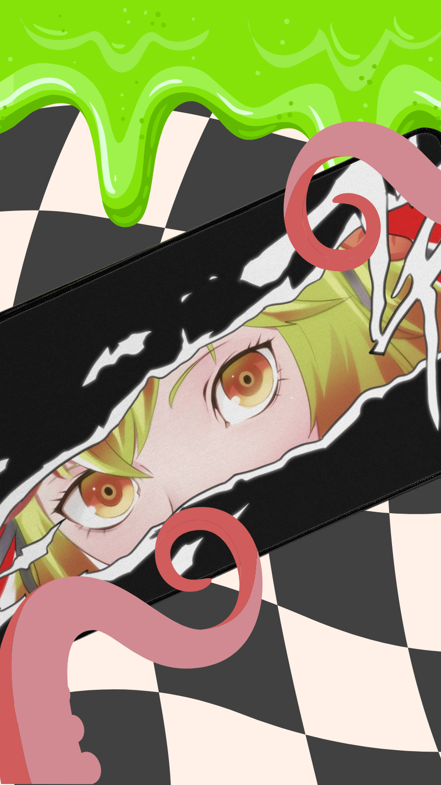 Action Anime Waifu Deskmat product image (1)