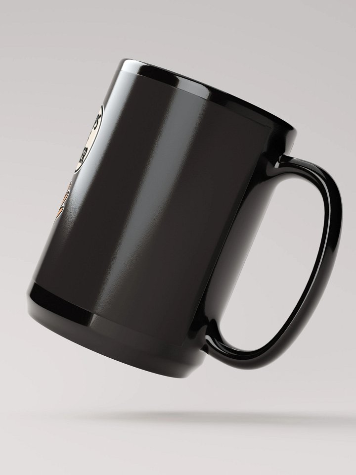 3 cups of water mug (black) product image (2)