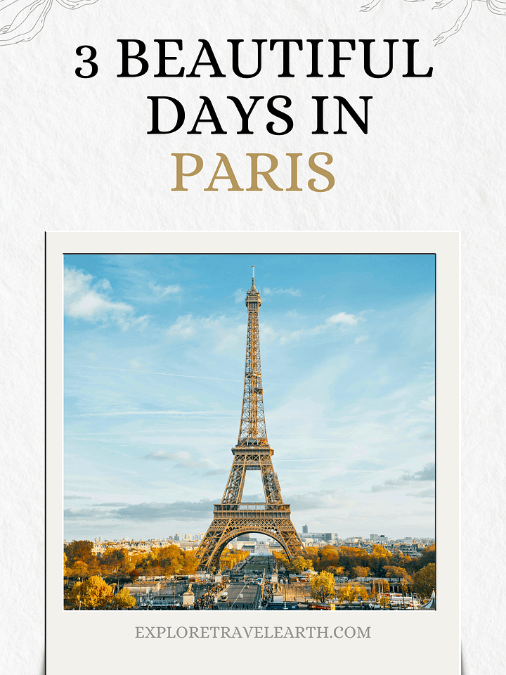3 Beautiful Days in Paris product image (1)