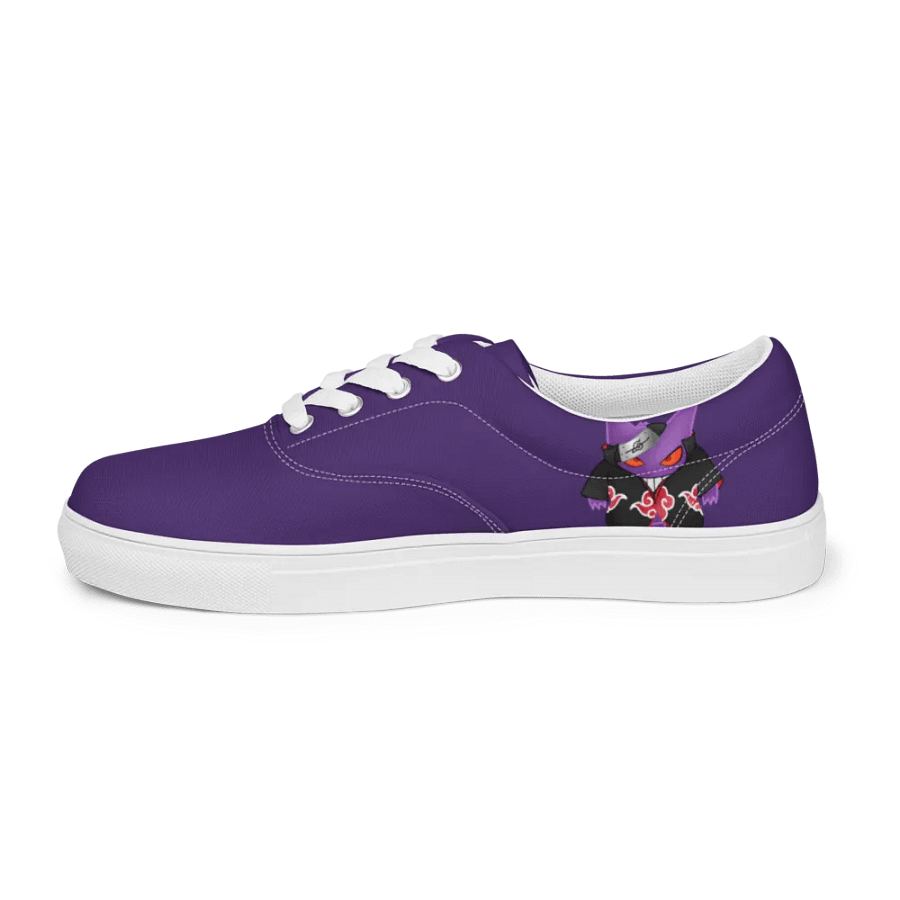 Gengar X Itachi Men's Lace-Up Canvas Shoes product image (8)