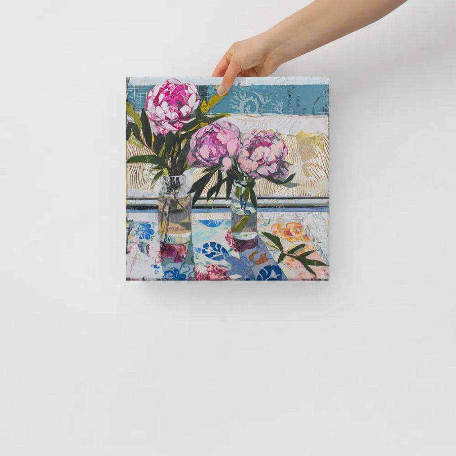 Art2401-41 Vase Flowers Still Life - Canvas Print - sm product image (10)