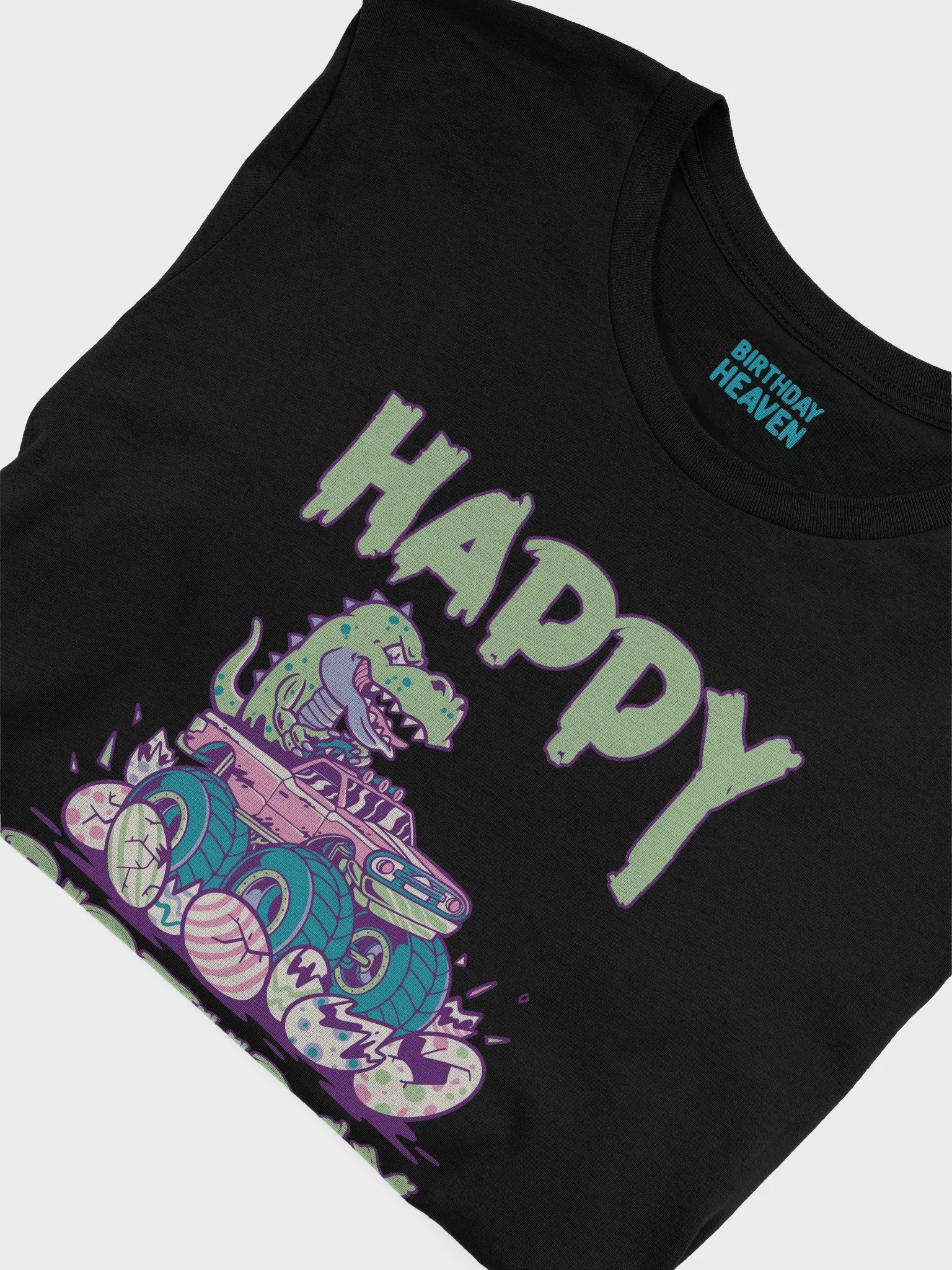 Happy Birthday (Dinosaur Monster Truck) T-Shirt product image (5)