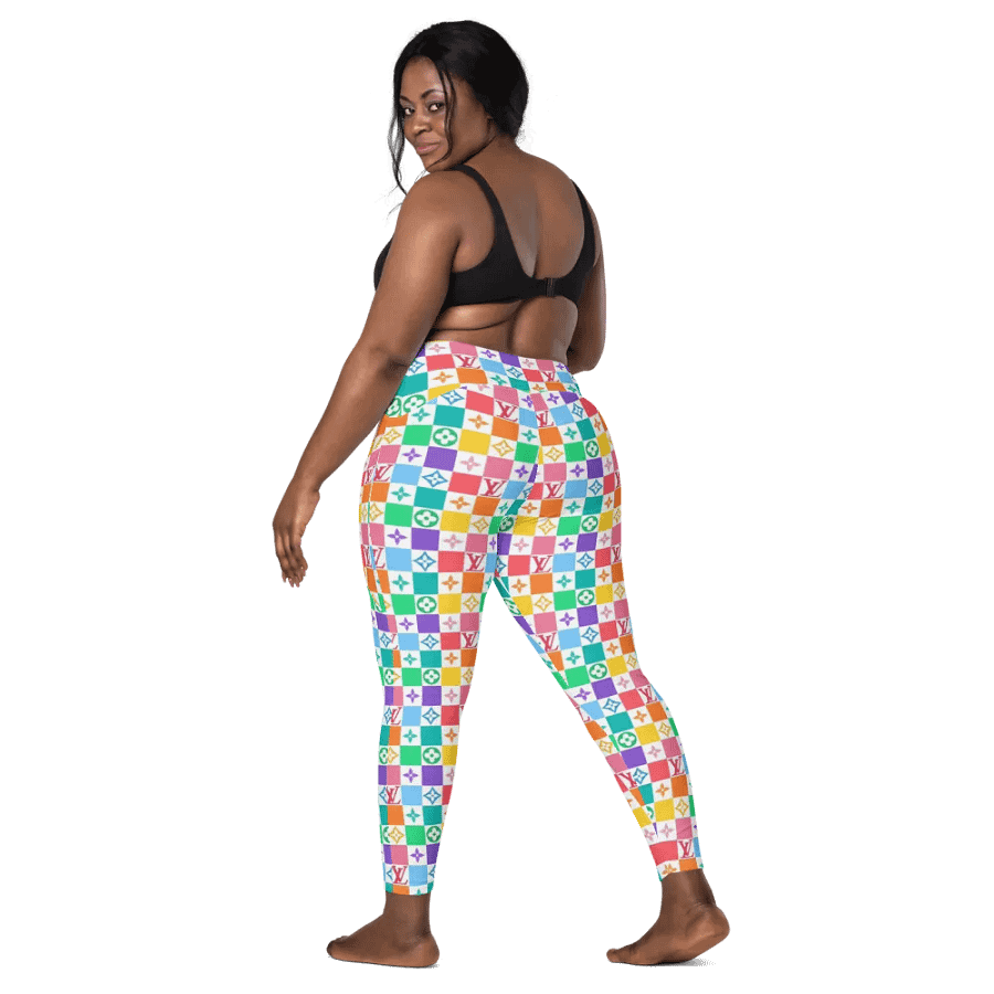 Leggings with Pockets – Luxury Logo Print for Sophisticated & High-End Style product image (9)